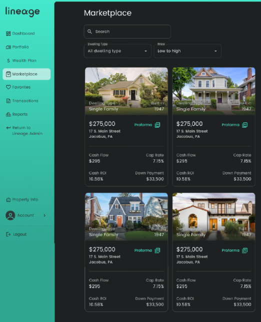 Lineage Platform Marketplace